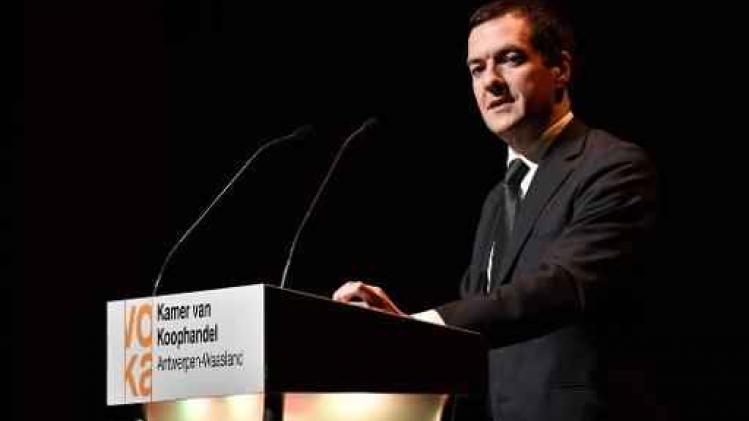 George Osborne: "We staan op een moment van grote veranderingen en onzekerheid"