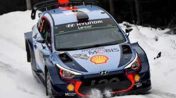 Thierry Neuville diept voorsprong uit in Rally van Zweden