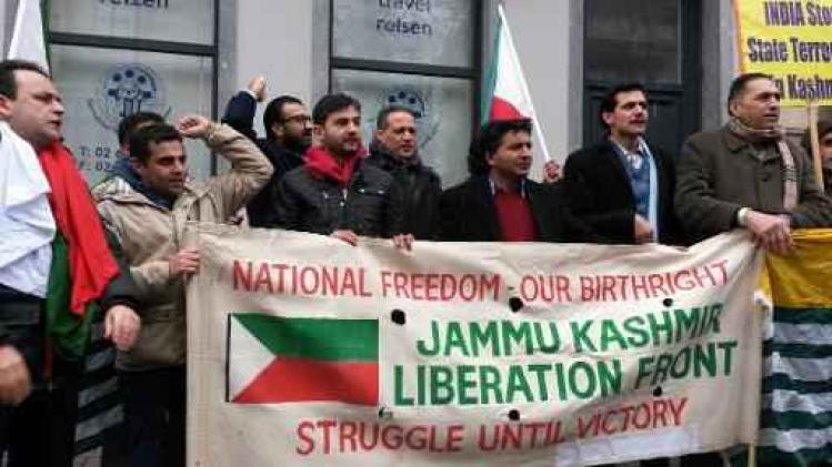 Honderdtal mensen betogen in Brussel voor vrij en onafhankelijk Kasjmir