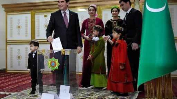 President Turkmenistan krijgt steun van 98 pct van de bevolking voor derde mandaat