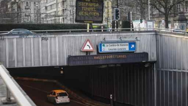 Jaar lang hinder door renovatie Brusselse Hallepoorttunnel