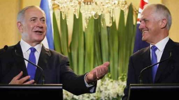 Netanyahu hekelt "hypocrisie" van VN tijdens historisch bezoek aan Australië