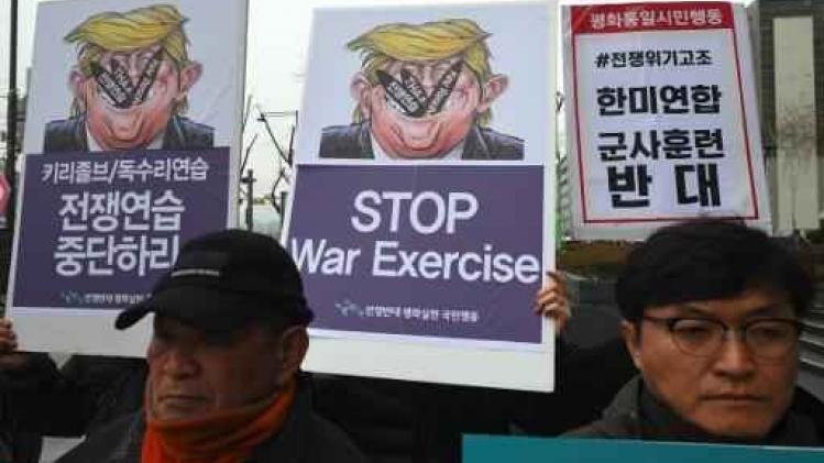 Washington en Zuid-Korea starten met gezamenlijke oefeningen