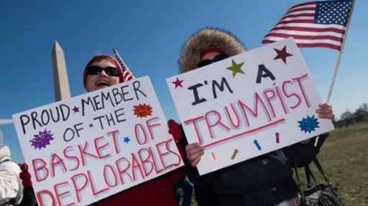 Relletjes tijdens steunmarsen voor Amerikaanse president