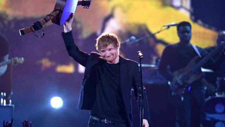 Ed Sheeran op de iHeartRadio Music Awards