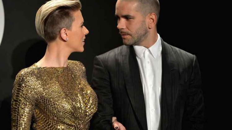 Scarlett Johansson en haar echtgenoot in betere tijden