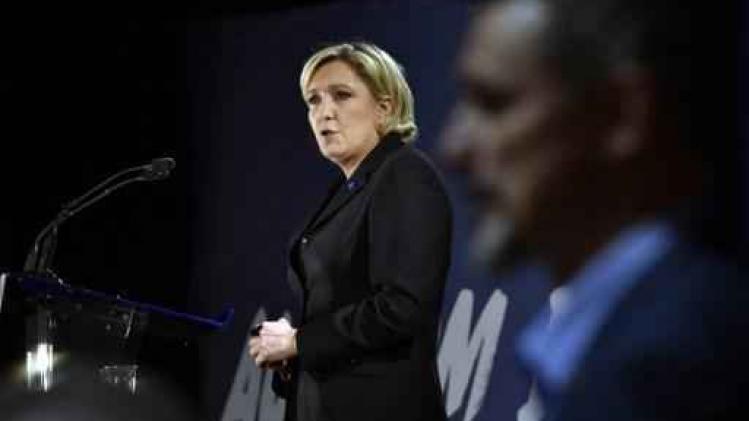 Marine Le Pen springt over eerste horde voor presidentsverkiezing