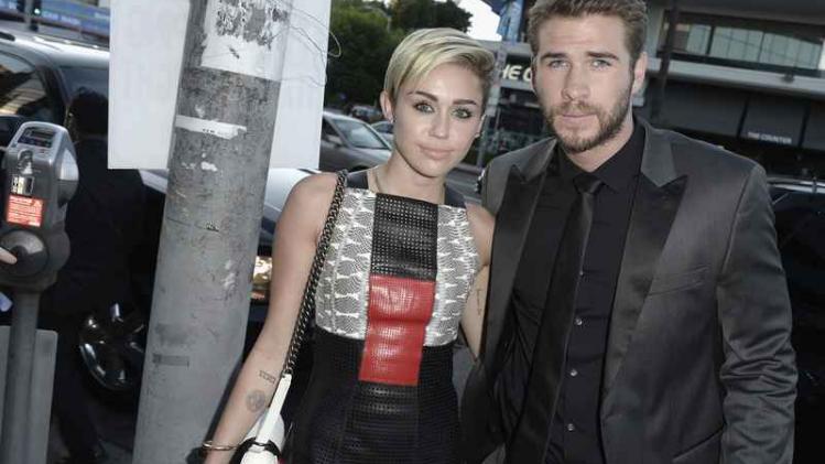 Miley Cyrus en Liam Hemsworth