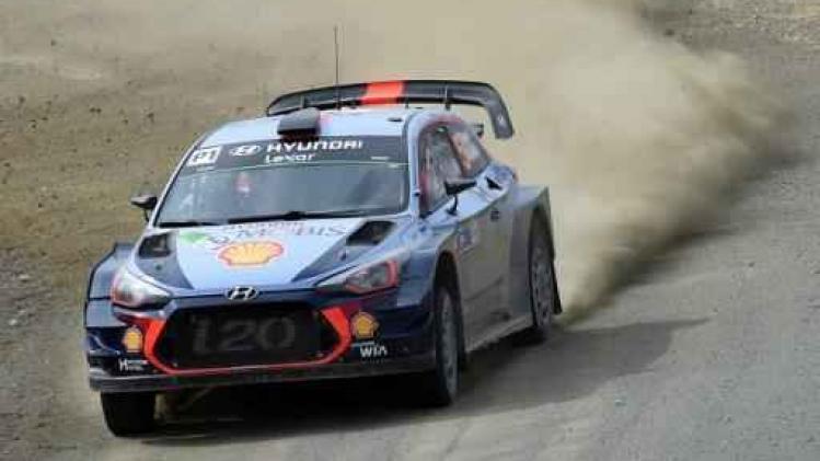 Rally van Mexico - Thierry Neuville voor de derde keer op plaats nummer drie in Mexico