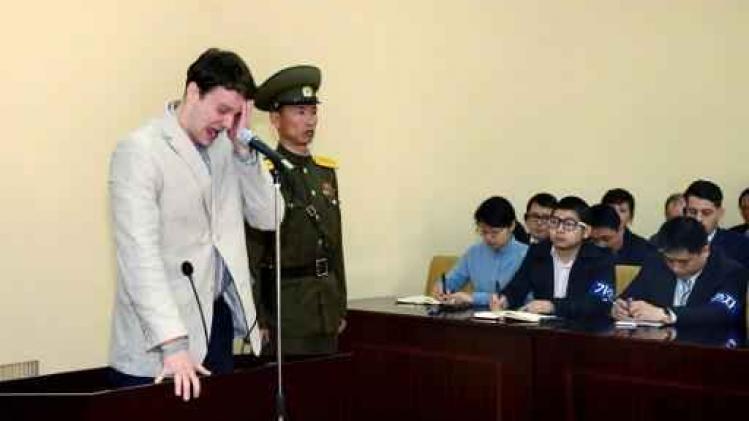 Washington roept Pyongyang op om gratie te verlenen aan veroordeelde student