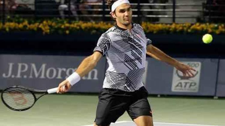 Roger Federer is maat te groot voor Nadal in Indian Wells
