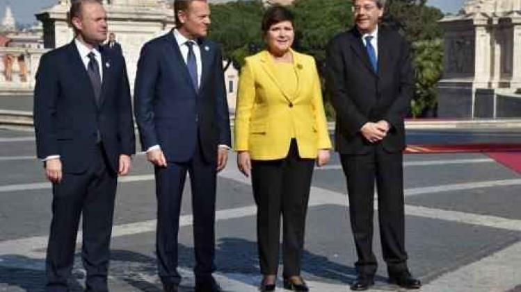 Europese leiders staan stil bij 60 jaar Europese samenwerking