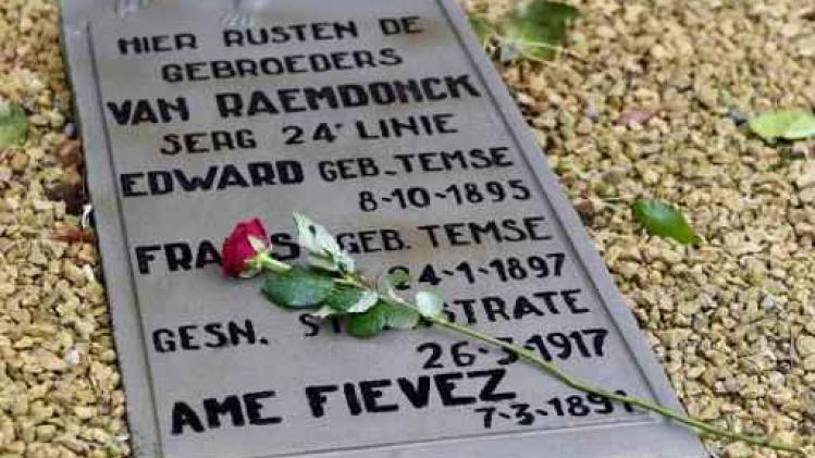 Gebroeders Van Raemdonck herdacht 100 jaar na overlijden