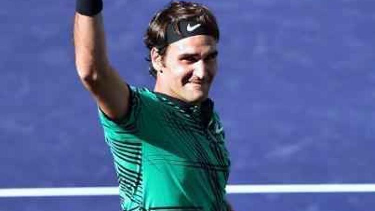 ATP Miami - Roger Federer zet Juan Martin del Potro in twee sets opzij