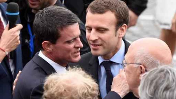 Socialistische ex-premier Valls stemt voor onafhankelijke kandidaat Macron