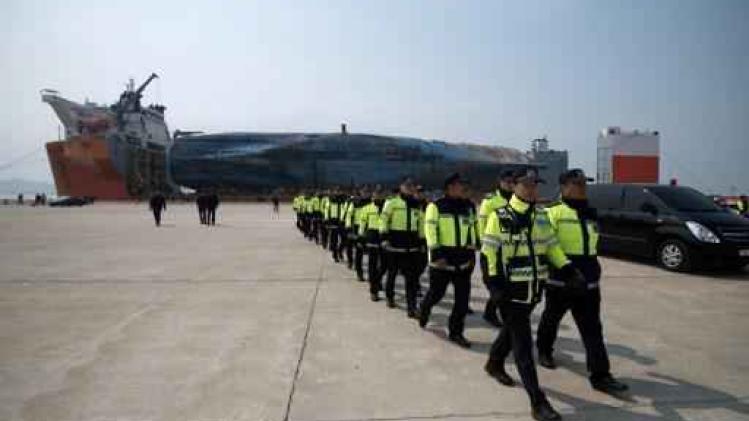 Wrak van Zuid-Koreaanse veerboot Sewol eindelijk aan land gebracht