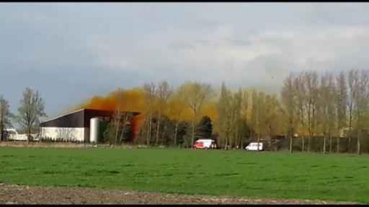 Gifwolk Zevekote - Bewoners mogen vannacht niet naar huis