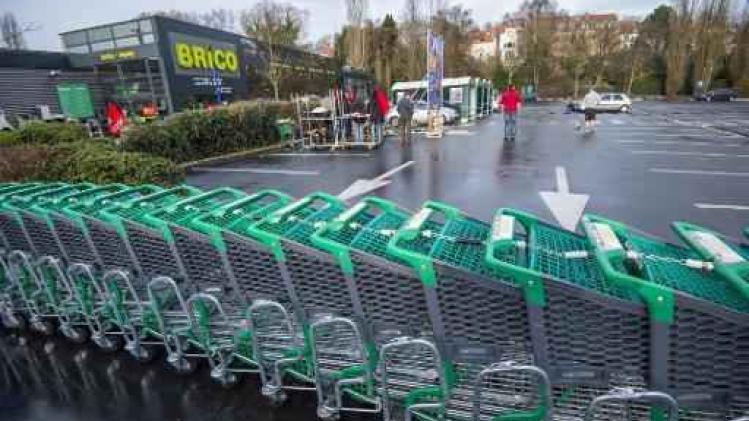 Meeste Brico's in Brussel en Wallonië dicht door staking