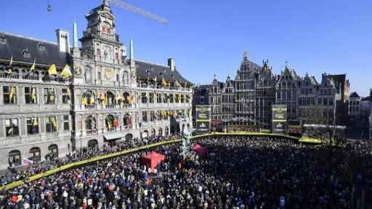 70.000 wielerfans dagen op in Antwerpen
