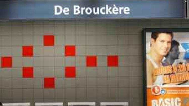 Steekpartij aan metrostation De Brouckère: 32-jarige man gewond aan been