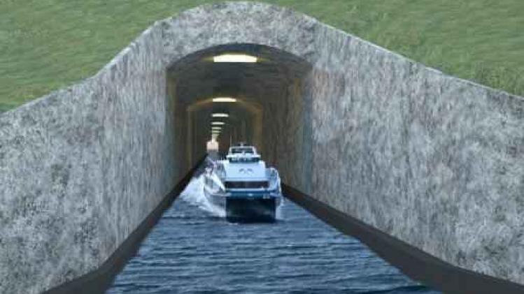 Noorwegen plant eerste tunnel voor schepen
