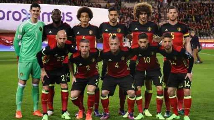 België zakt van vijfde naar zevende plaats op FIFA-ranking