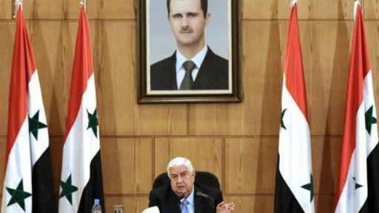 Syrische buitenlandminister ontkent gebruik van chemische wapens