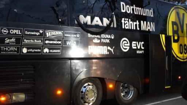 Bomexplosie spelersbus Borussia Dortmund - Politie heeft voorlopig geen aanwijzingen voor terrorisme
