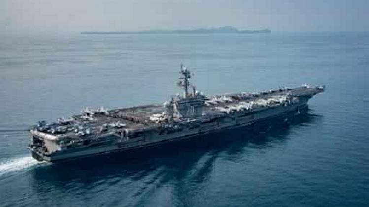 Spanning rond Noord-Korea - Amerikaans vliegdekschip nog niet gearriveerd bij Koreaans schiereiland