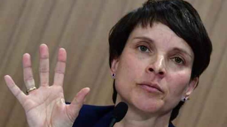 Frauke Petry geen lijsttrekker voor AfD bij Duitse parlementsverkiezingen