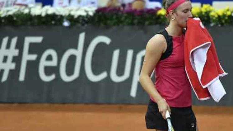 Fed Cup - Elise Mertens brengt België langszij dankzij knappe zege tegen Anastasia Pavlyuchenkova