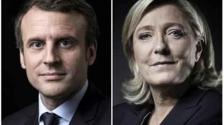 Franse presidentsverkiezingen - Macron en Le Pen naar tweede ronde (exitpolls)