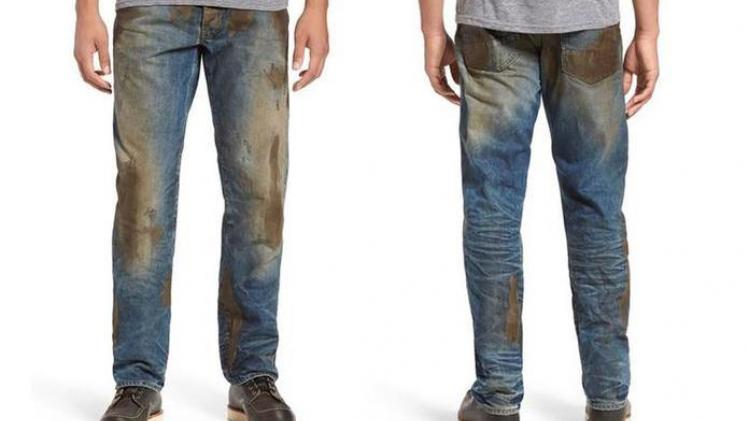 Besmeurde jeans van Nordstrom