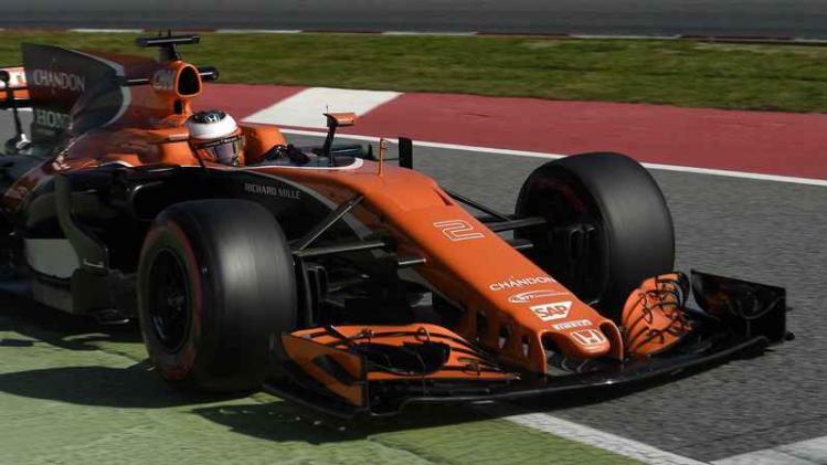 De McLaren van Stoffel Vandoorne