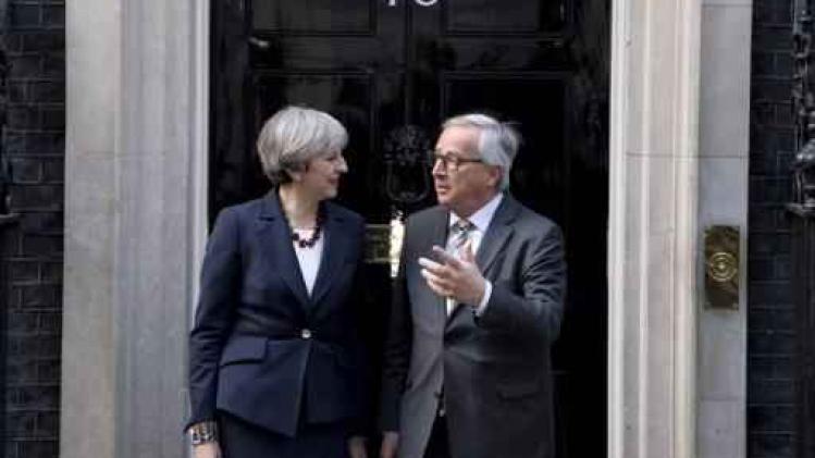 Brexit - May had "constructieve" meeting met Juncker