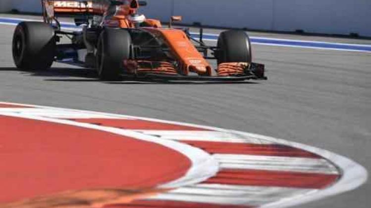 F1 - GP van Rusland - Vandoorne tekent voor zestiende tijd in tweede vrije oefenritten