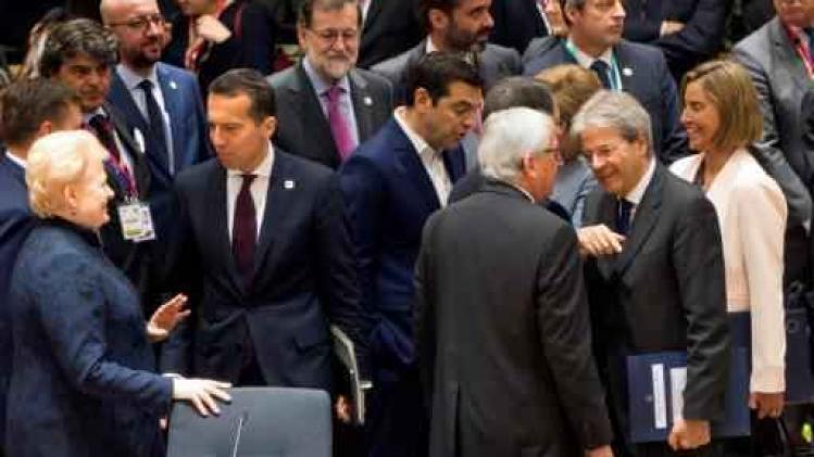 EU-leiders keuren unaniem richtsnoeren voor onderhandelingen Brexit goed