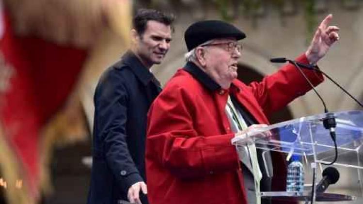 FN-stichter Jean-Marie Le Pen verdedigt nationalisme