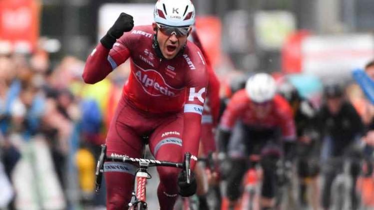 Alexander Kristoff in actie tijdens de Grote Prijs van Frankfurt