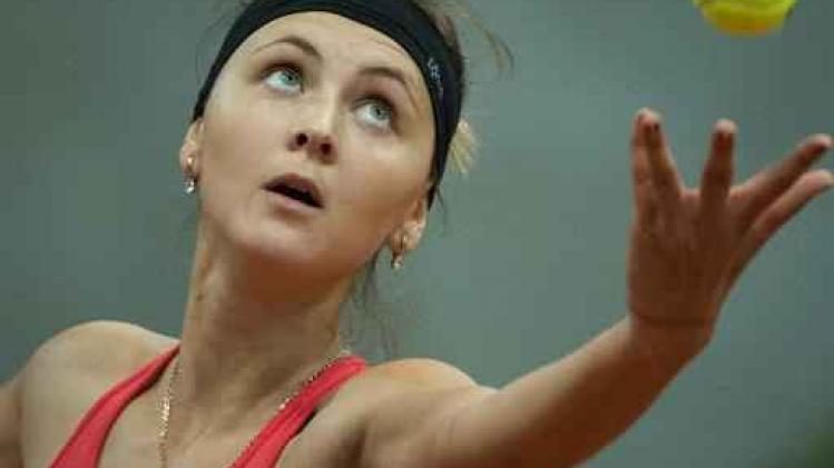 WTA Rabat - Maryna Zanevska stoomt door naar dubbelfinale