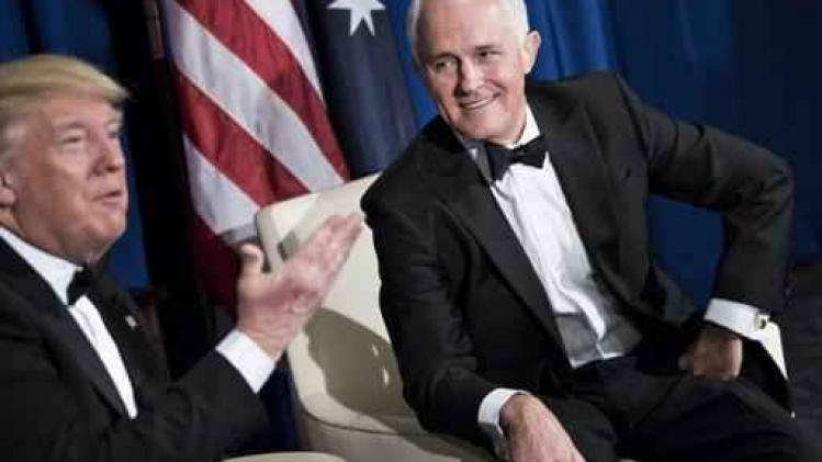 Plooien lijken gladgestreken tussen Trump en Australische premier