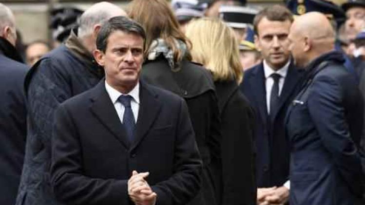 Ex-premier Manuel Valls kandidaat voor beweging Macron