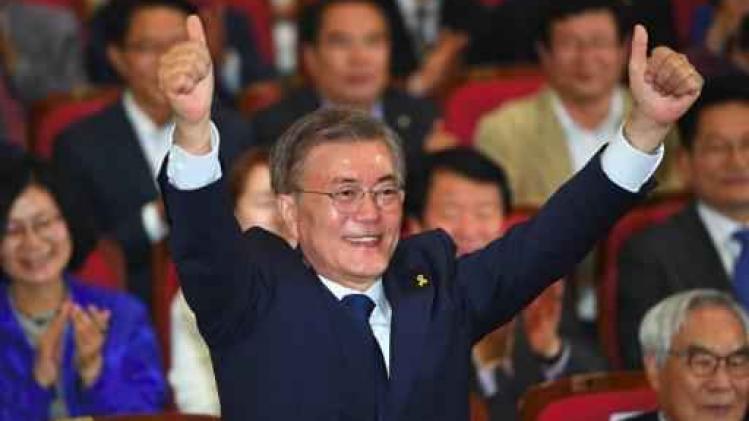 Moon eist verkiezingsoverwinning in Zuid-Korea op