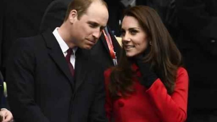 Kroonprins William en Kate Middleton komen naar België