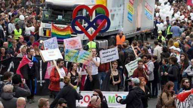 Eerste hiv-delegatie op Belgian Pride