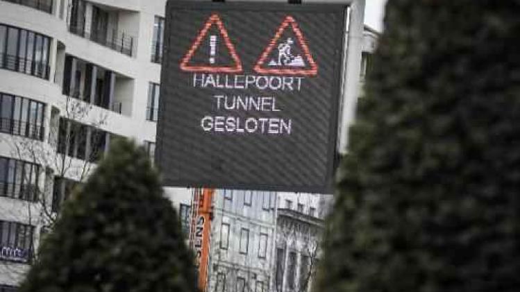 Hallepoorttunnel sluit opnieuw volledig op 19 mei vanwege waterdichtingswerken