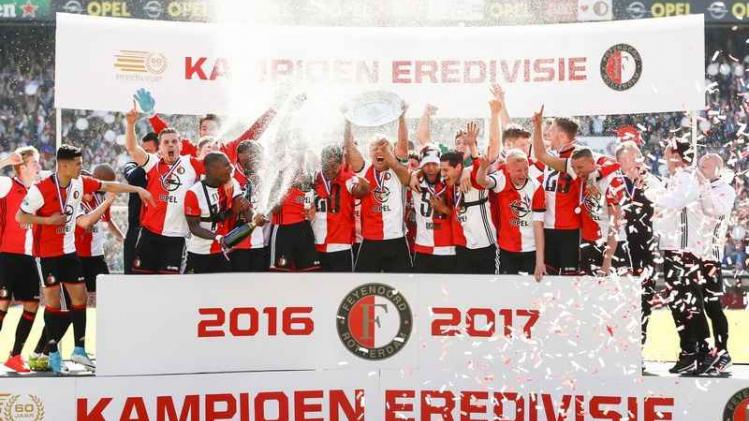 Feyenoord viert zijn vijftiende landstitel