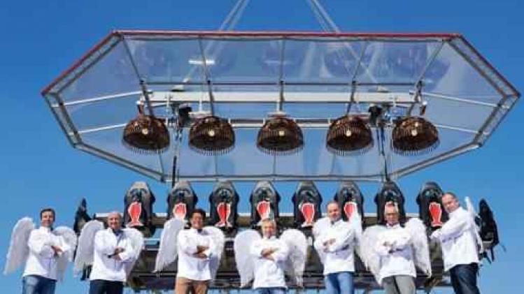 Dineren in de Brusselse lucht bij veertien sterrenchefs