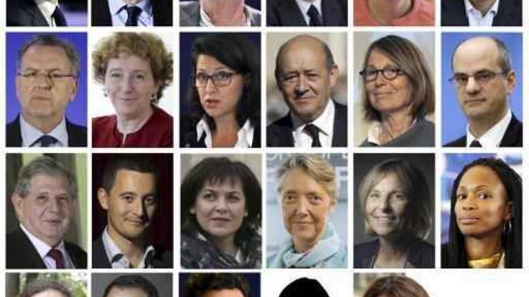 Nieuwe Franse regeringsploeg telt 18 ministers en vier staatssecretarissen