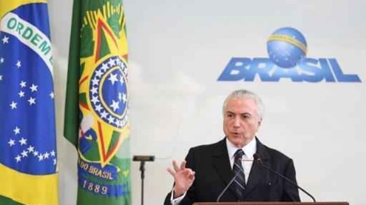 Braziliaanse president werd opgenomen terwijl hij akkoord ging met smeergeld